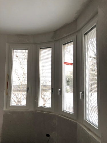 Realizzazione serramenti su bow windows Realizzazione serramenti su bow windows